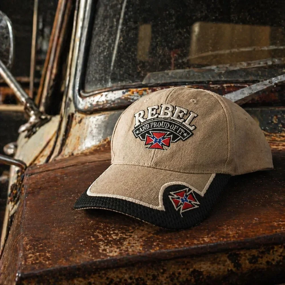 NWOT Rebel Biker Y2K Distressed Adjustable Hat